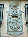 Escudo heráldico en edificio anexo al Monasterio de Santa María de la Real de Obona, Tineo - Asturias,  lugar de obligada visita en el Camino de Santiago..