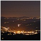 Imagen Nocturna de Grado desde cerca de Moutas, Grado, Asturias, al fondo Oviedo, 